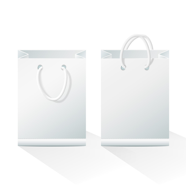 Sacos de papel de compras em branco
 - Vetor, Imagem
