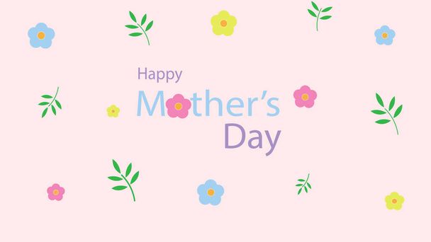 Mother's Day Card - Vector, Image
