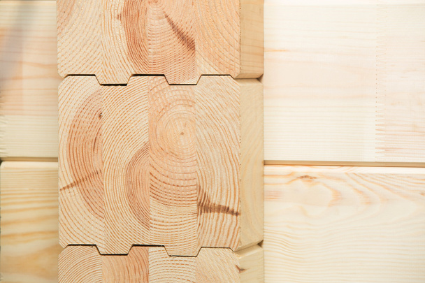 glued timber construction elements - Фото, изображение