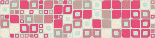 Abstrato cor padrão de mosaico geométrico arte computacional generativa ilustração, imitação de peças de cor de quebra-cabeça - Vetor, Imagem