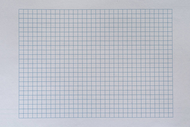 Текстура клетчатого листа с белыми полями., фон. - Фото, изображение