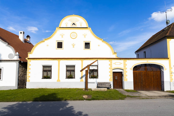 Holasovice wieś w Czechach jest wpisana na listę UNESCO - Zdjęcie, obraz