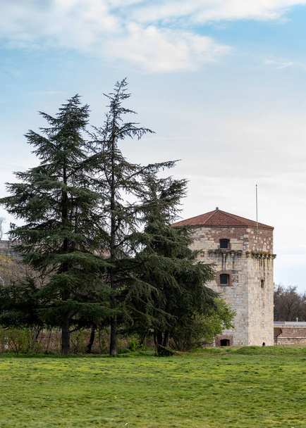 Torre de Nebojsa, torre medieval e calabouço na Fortaleza de Belgrado construída no século XV, hoje um museu em Belgrado, Sérvia - Foto, Imagem
