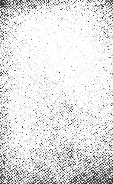 Fondo grunge blanco y negro, textura realista - Ilustración vectorial - Vector, Imagen