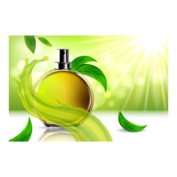 Vector promocional creativo del cartel del aroma del perfume - Vector, Imagen