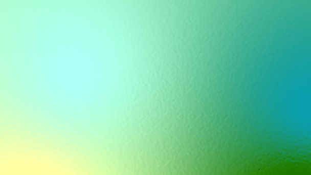 Abstrait bleu jaune et vert clair néon brouillard soft glass background texture in pastel colorful gradation. - Photo, image