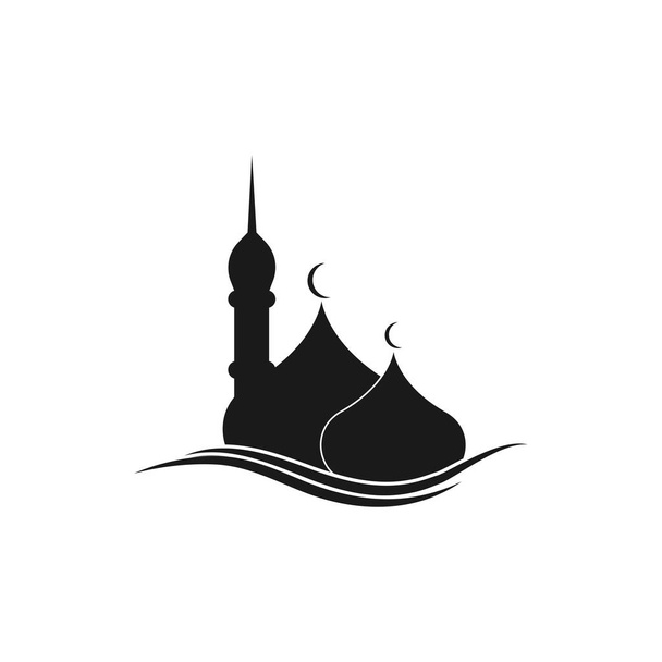 Шаблон вектора логотипа мечети - Вектор,изображение