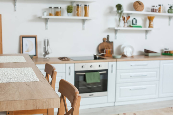 Stylish interior of modern kitchen - Foto, Imagen