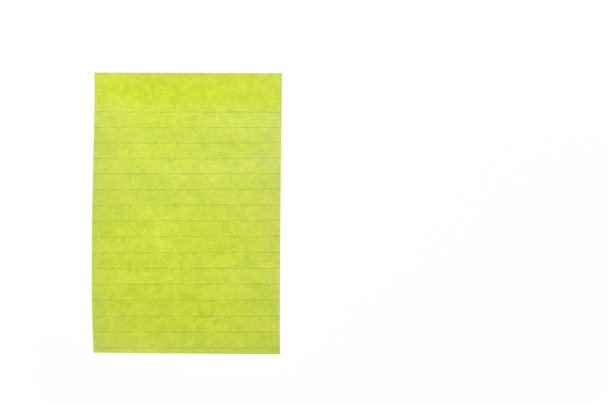 papír jegyzék elszigetelt fehér background - Fotó, kép