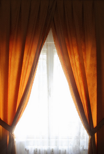 Orange curtain - Fotó, kép