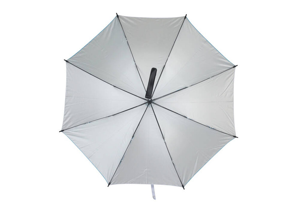 Η ομπρέλα απομονώθηκε σε λευκό φόντο. Κάτω όψη. - Φωτογραφία, εικόνα