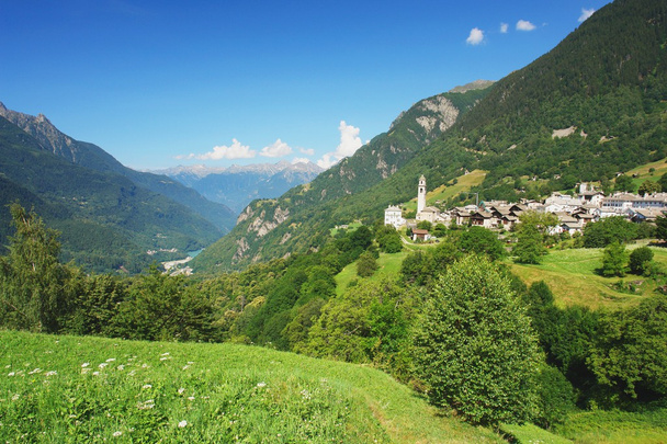 Soglio, Suíça
 - Foto, Imagem