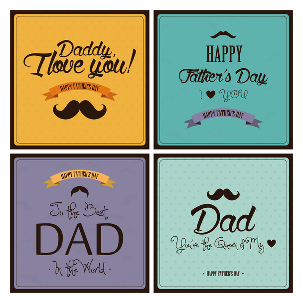 Father's Day - Vector, Image