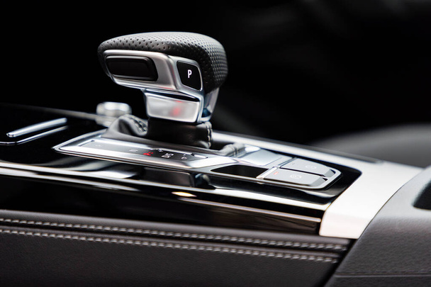 Gear shift in new luxurious car - Photo, Image