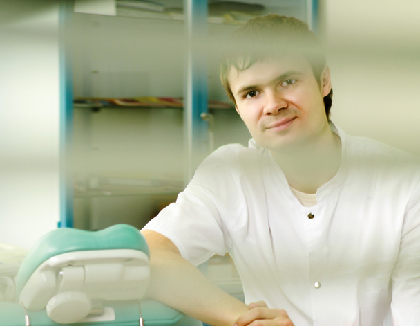 Man dentist at his office - Foto, Imagem