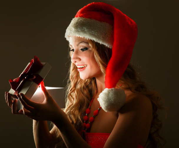 Christmas woman - Foto, imagen