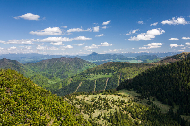 kilátás a hegy gerincén - Fotó, kép