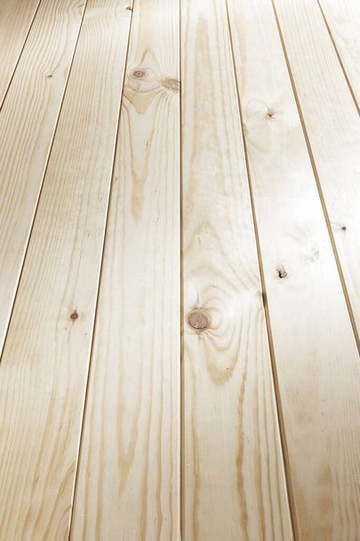 Perspective of untreated natural wood board - Photo, Image