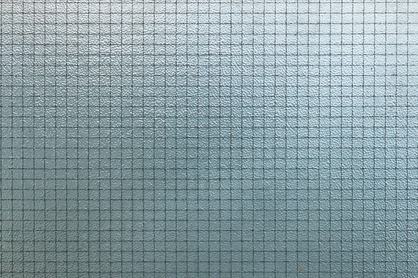 Vidrio de malla de alambre o patrón de textura de vidrio templado laminado de seguridad protectora para fondo - Foto, Imagen