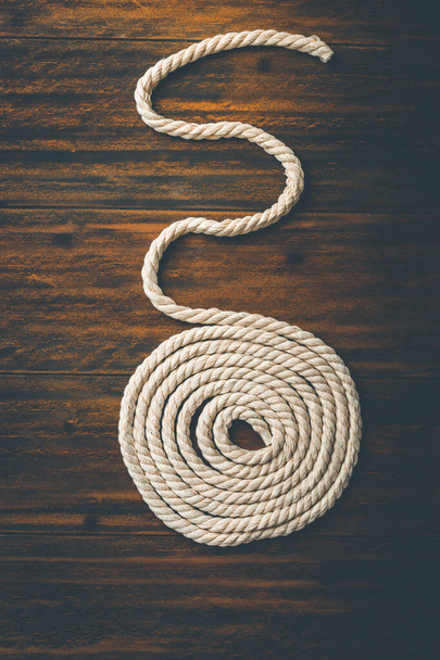 Nautical background with rope - Photo, Image
