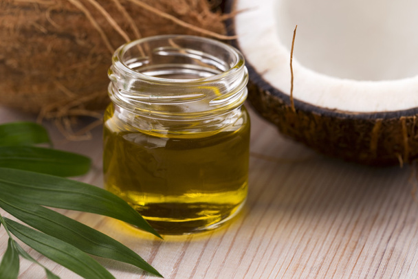 Coconut and coconut oil  - Photo, Image