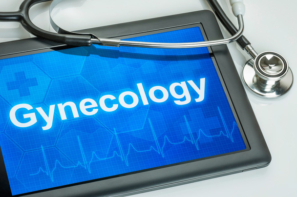 Tablet with the medical specialty Gynecology on the display - Photo, Image