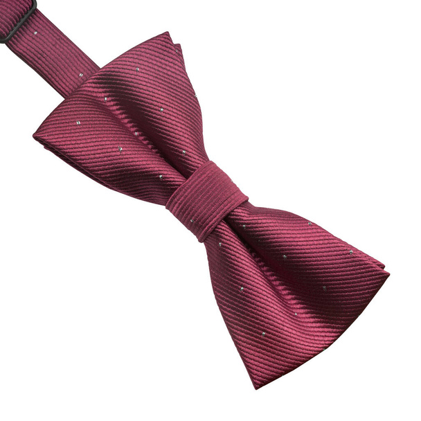 Темно-рожева краватка ізольована на білому тлі. Чоловічий аксесуар для весільної церемонії
 - Фото, зображення