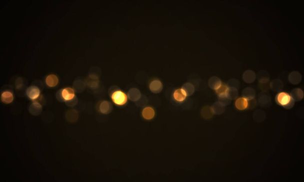 Luce splendente luci incandescenti bokeh, particelle di polvere - Vettoriali, immagini