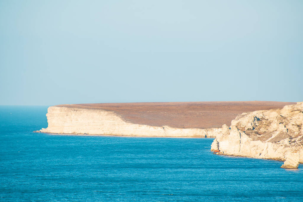 Meereslandschaft. Tarchankut-Halbinsel, Krim - Foto, Bild