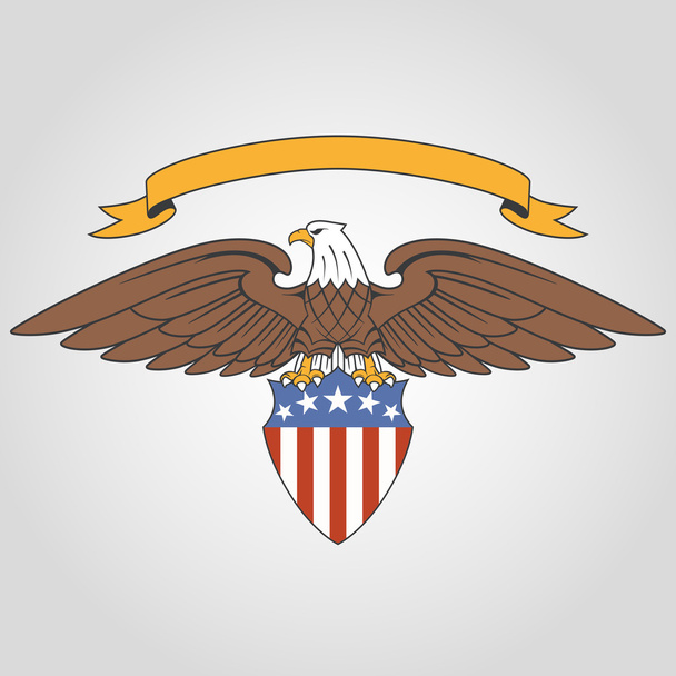 Американский орёл - Вектор,изображение