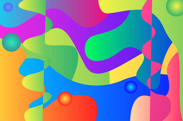 moderne abstrait classique fond d'écran coloré joyeux - Vecteur, image
