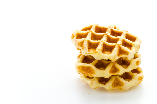 Waffle isolated on white background - Foto, Imagem