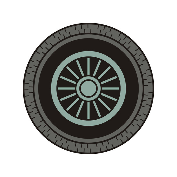 icône tour de roue - Vecteur, image