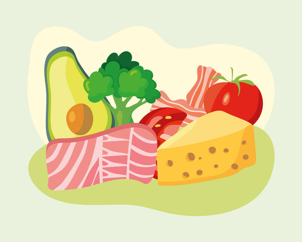 Hamburger And Apple On Weight Scale. Fast Or Healthy, Bad Or Good Food  Balance, Diet, Nutrition, Fitness And Health Concept. Flat Design. EPS 8  Vector Illustration, No Transparency, No Gradients Royalty Free