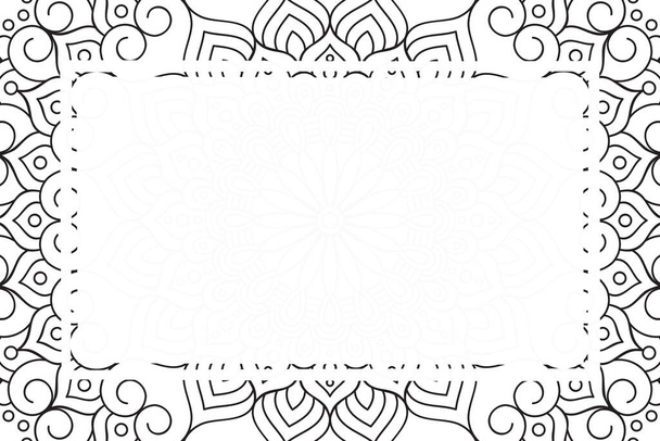Ornament beautiful background Geometric circle element made in vector - Vecteur, image