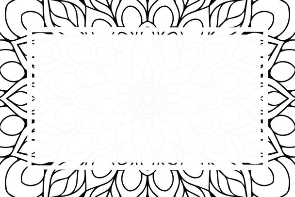 Ornament beautiful background Geometric circle element made in vector - Vector, imagen