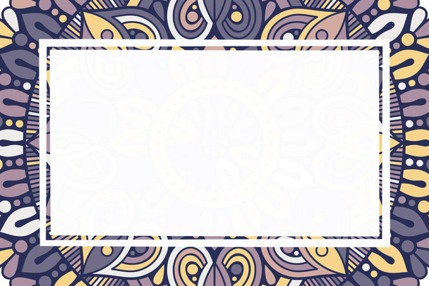 Ornament beautiful background Geometric circle element made in vector - Vector, afbeelding