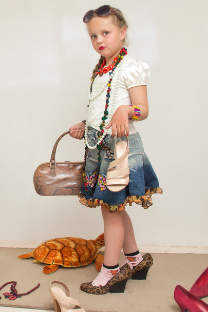 küçük fashionista - Fotoğraf, Görsel