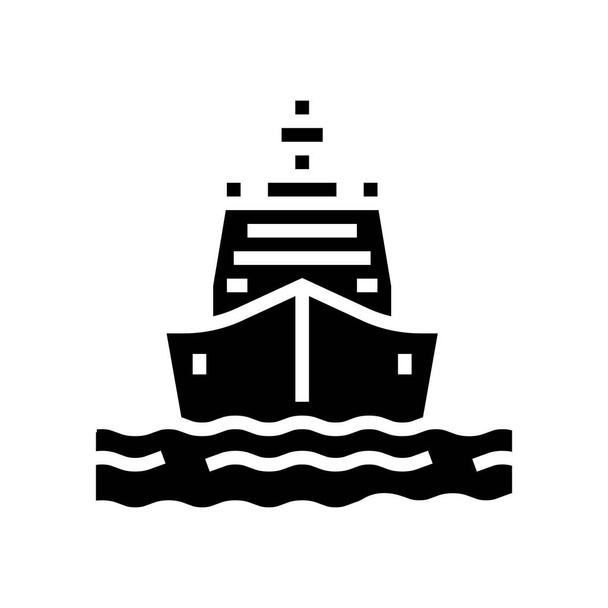 Векторная иллюстрация иконки хранилища портов - Вектор,изображение