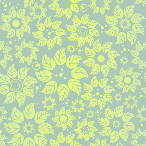 spring background with leaves - Vector, afbeelding