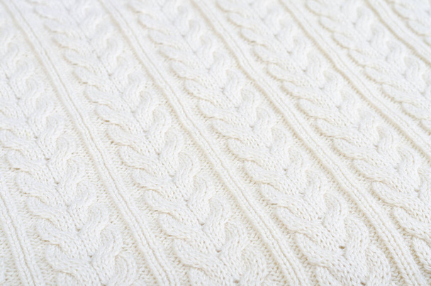 Arrière-plan tricot, motif avec des nattes. Photo Studio - Photo, image