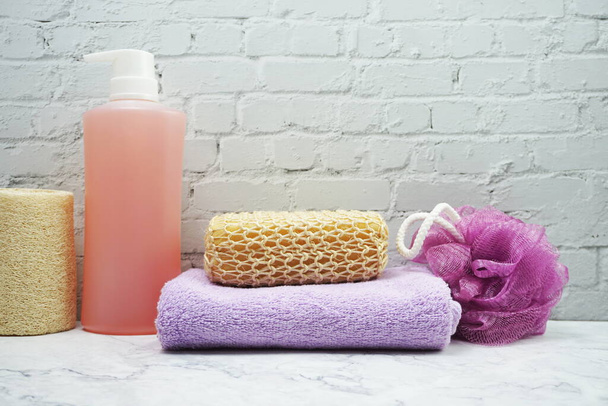 Shower accessories bath items - Foto, imagen