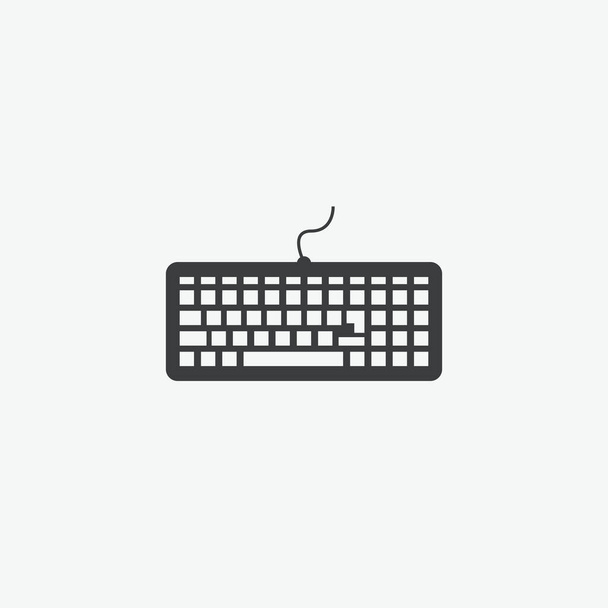 Tastatur Flat Vector Icon - Vektor, Bild