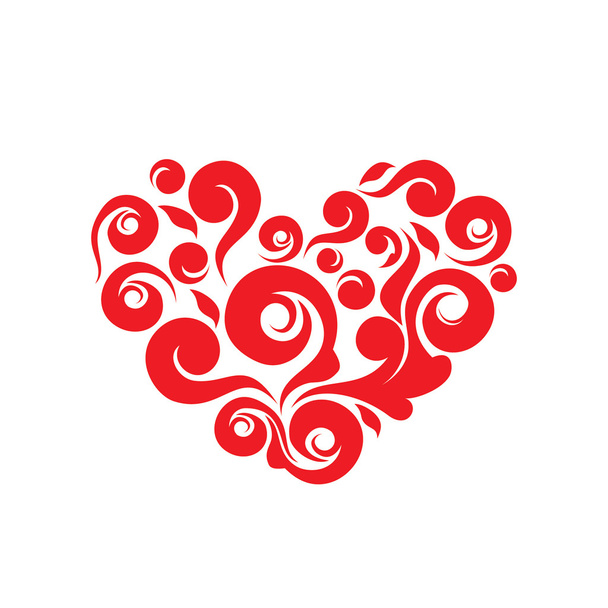 Love heart - Vector, Image