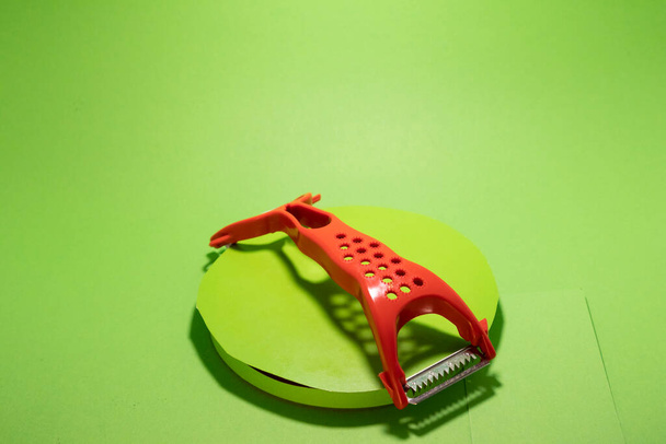vegetable cleaning tool equipment knife isolated chroma key  - Zdjęcie, obraz