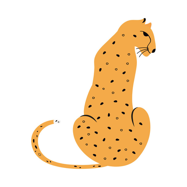 леопардовая экзотика - Вектор,изображение