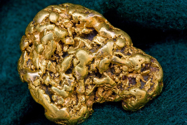 jedna uncja złota w Kalifornii bryłka - Zdjęcie, obraz