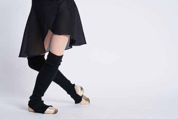 バレリーナの足のダンスパフォーマンスの柔軟性エレガントな - 写真・画像