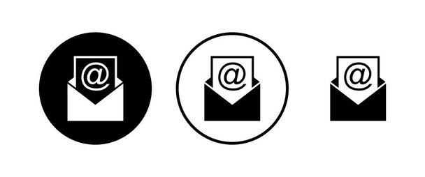 Icone della posta impostate. Icona e-mail. Illustrazione busta. Messaggio - Vettoriali, immagini