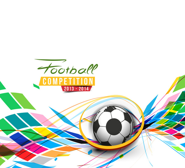 αφίσα εκδήλωσης ποδόσφαιρο - Διάνυσμα, εικόνα